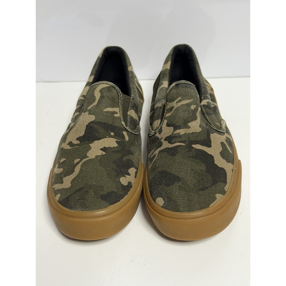 Old Navy Slip-On Shoes Mens Size 8 Skateboard Casual Camo Sneakers C-4